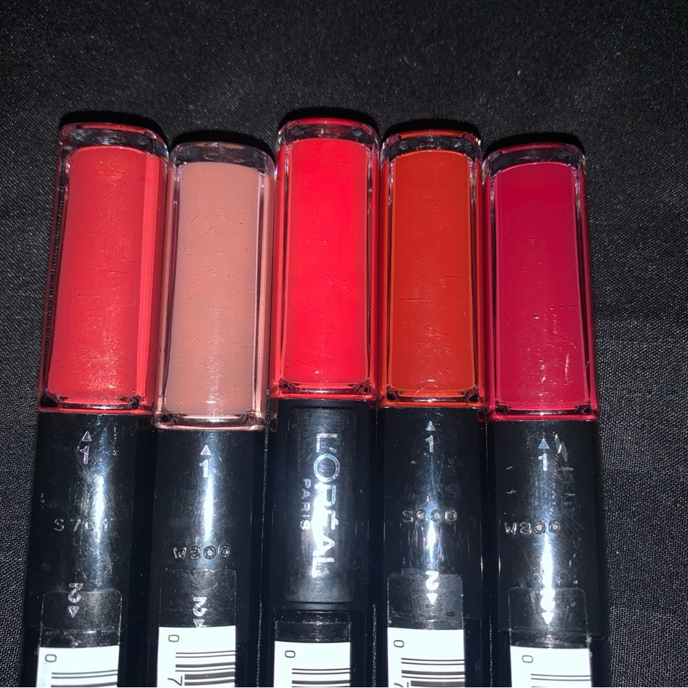 L’Oréal Infallible Pro Last Lip Color lot of 5